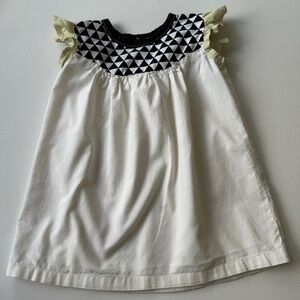 Swallon baby Girl’s Cotton Dress With Geo Print.  Size 12M.